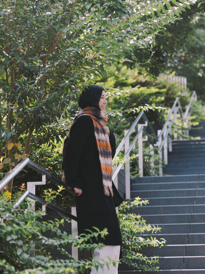 MANTAS EZCARAY モヘアマフラー／FOULARD MIA
