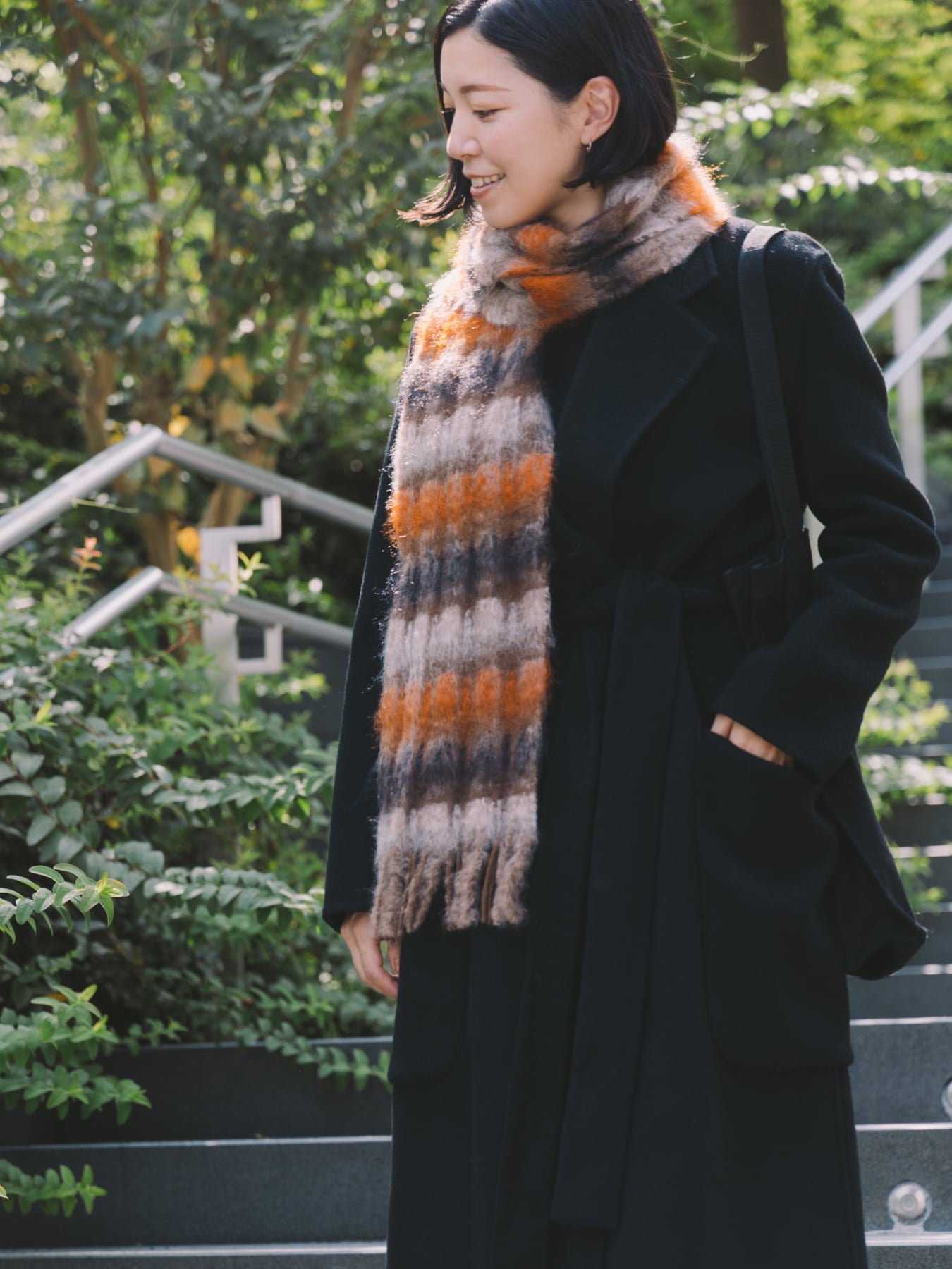 MANTAS EZCARAY モヘアマフラー／FOULARD MIA