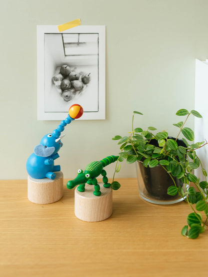 DETOA Wooden Push Up Toy