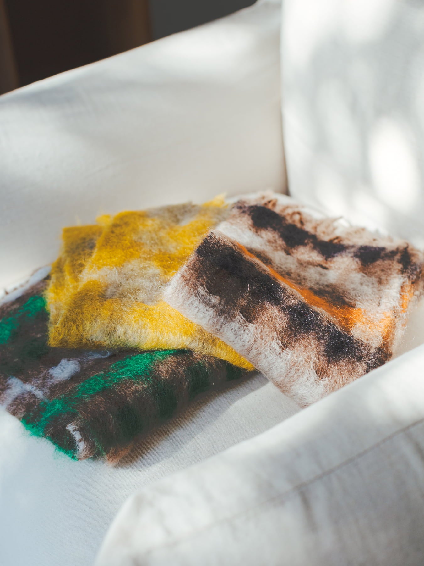 MANTAS EZCARAY モヘアマフラー／FOULARD MIA