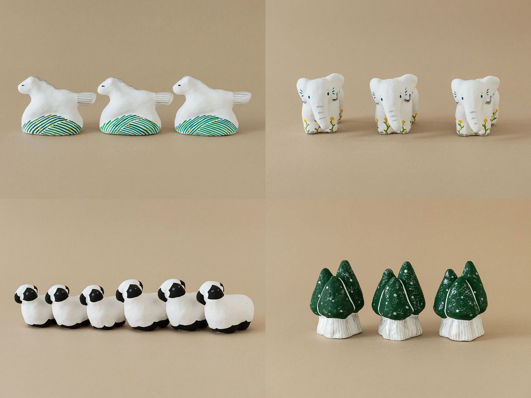 りなの村／張子オブジェ｜オブジェ・ぬいぐるみ｜オルネ ド フォイユ