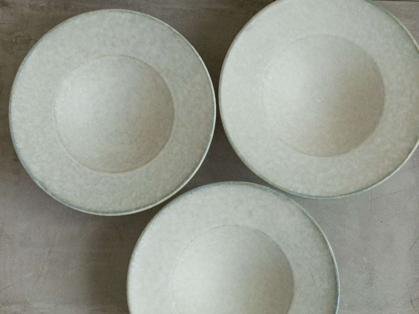 佐野元春 リム鉢21cm／海碧