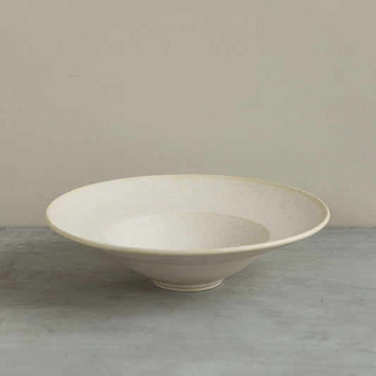 佐野元春 リム鉢21cm／藍白