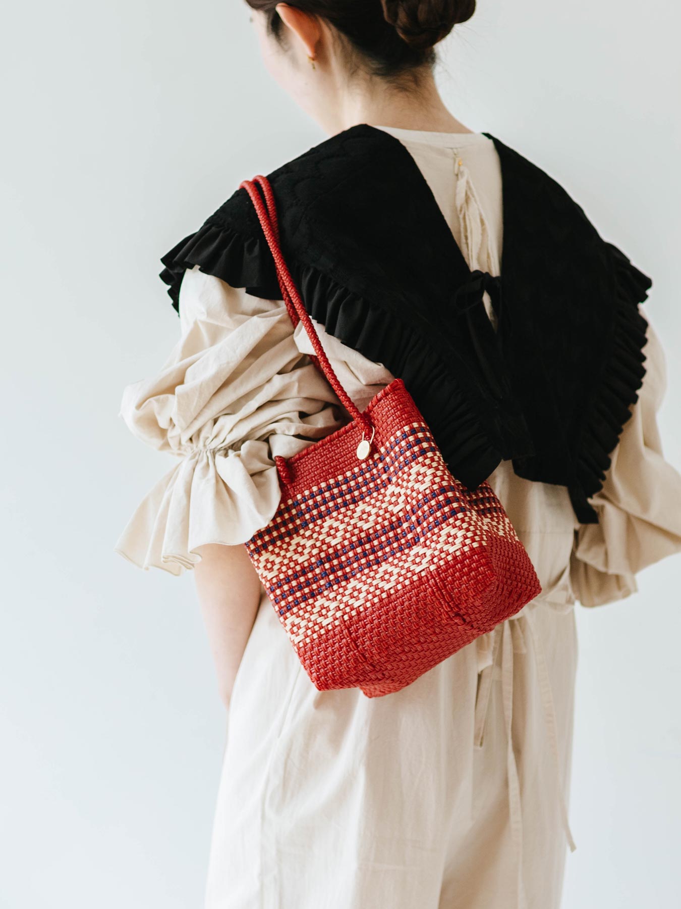 メキシコ メルカドバッグ BUCKET SLIM／GARDEN｜バッグ｜オルネ ド
