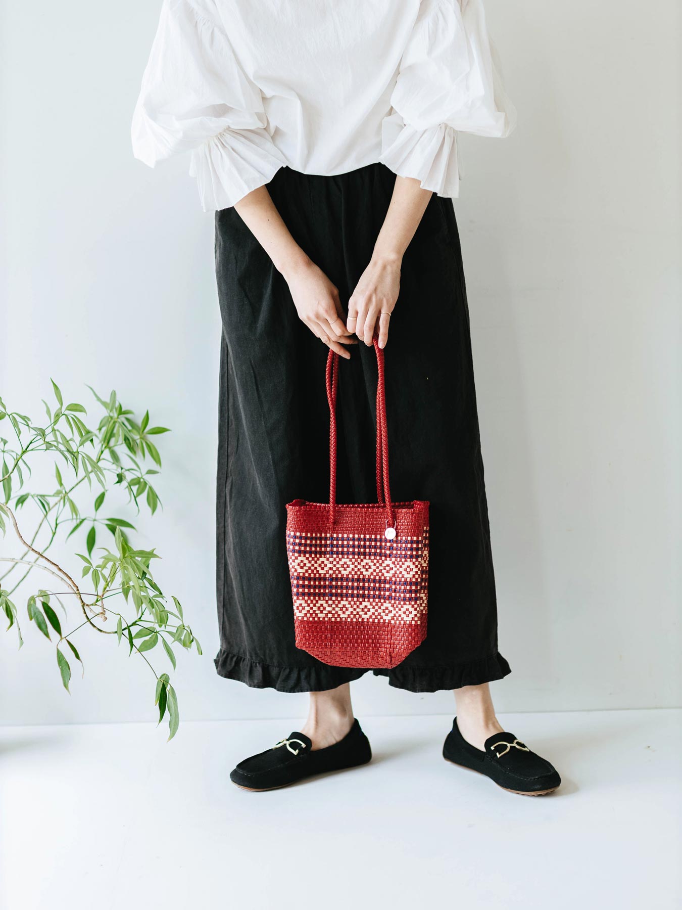 メキシコ メルカドバッグ BUCKET SLIM／GARDEN｜バッグ｜オルネ ド
