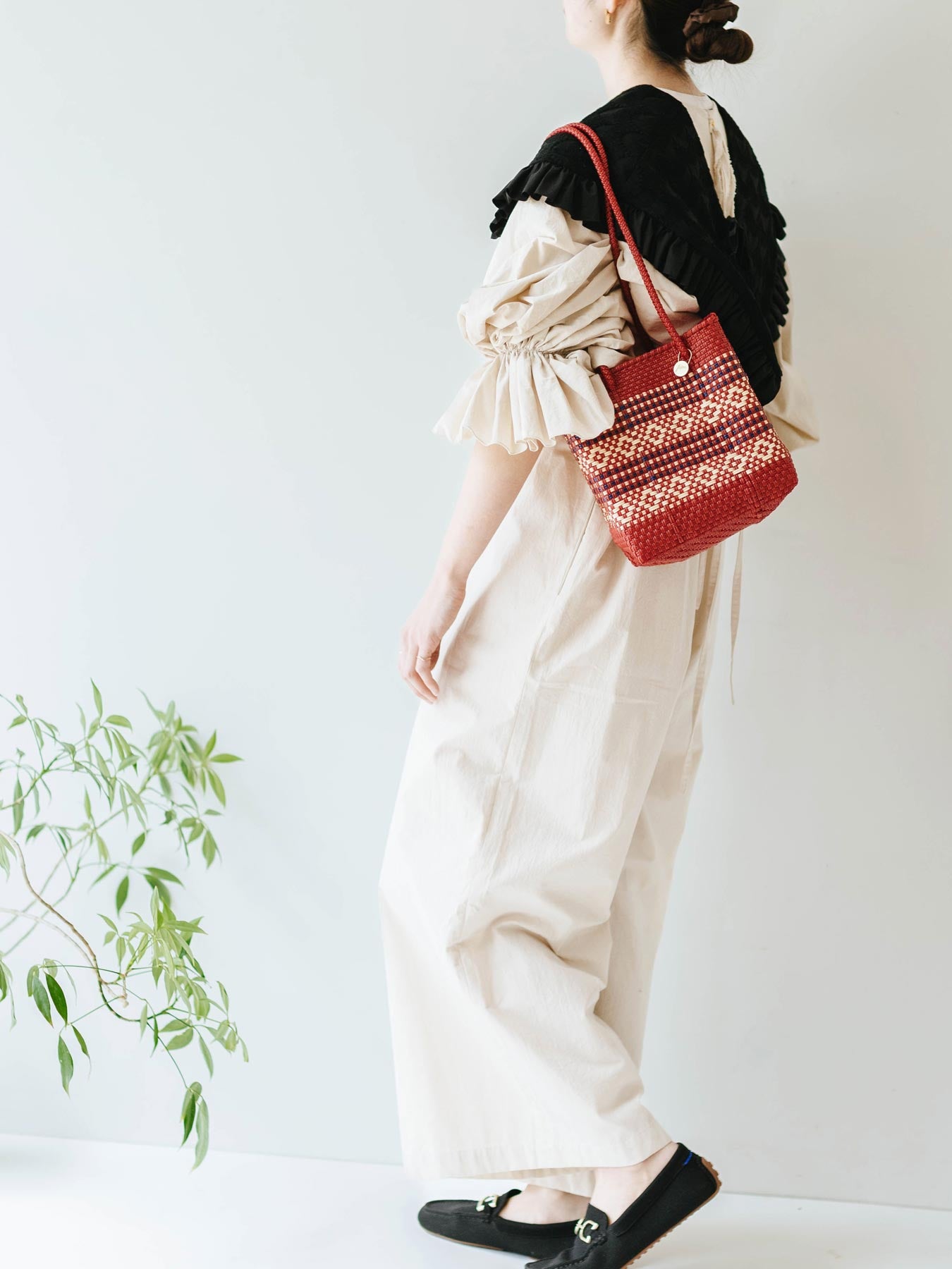 メキシコ メルカドバッグ BUCKET SLIM／GARDEN｜バッグ｜オルネ ド