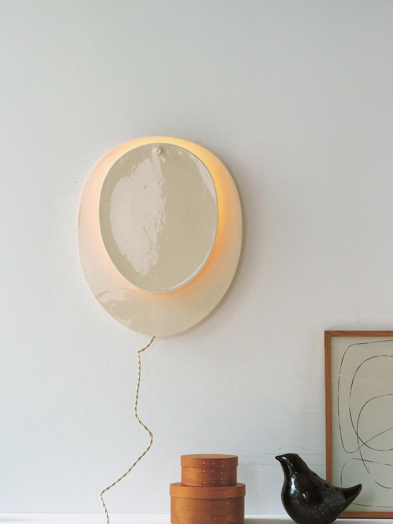 陶器品 壁掛け SERAX ウォールランプ NEBULA｜スタンドランプ・ウォールランプ