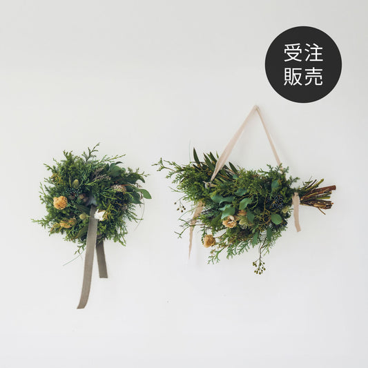 【受注販売】la.montagne クリスマスリース