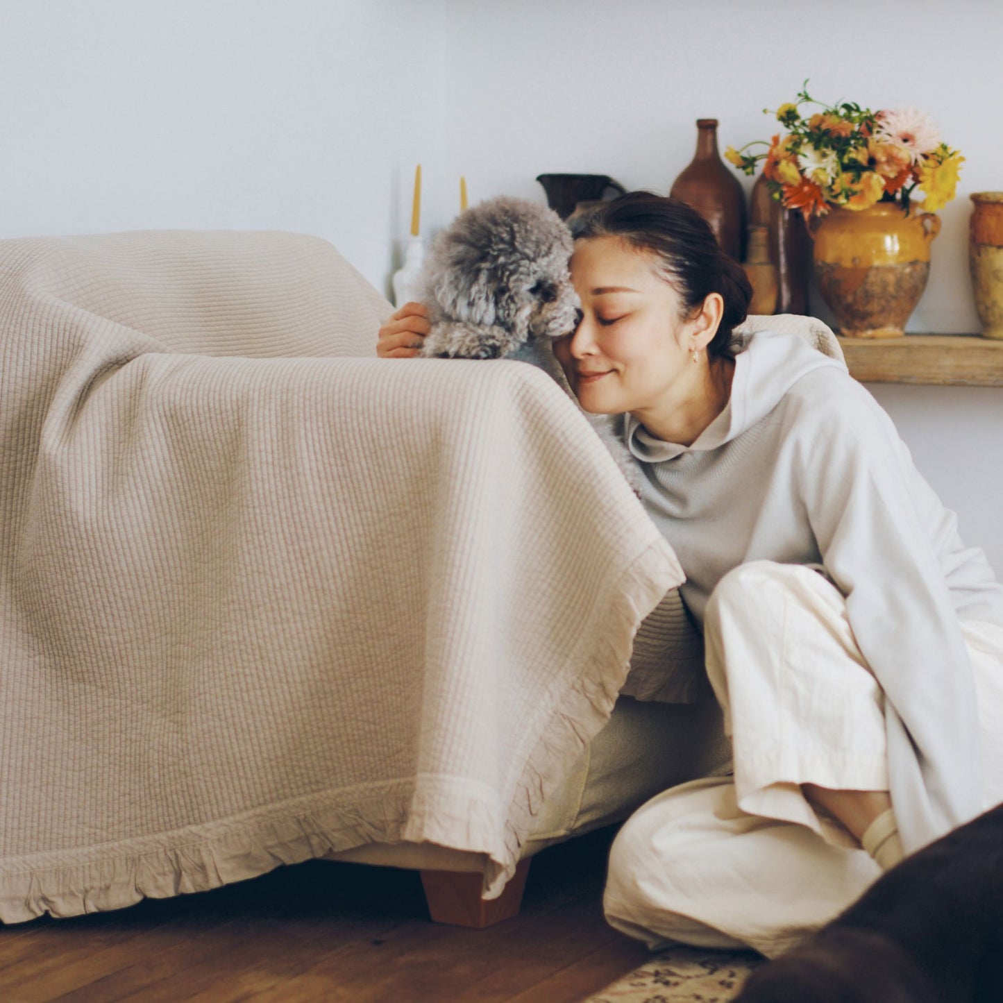 HUG Ō WäR × Orné de Feuilles イブルマルチカバー