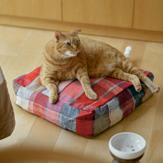 モデル猫：7.3kg（使用している柄：I）