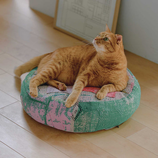 オルネコ・カンタパッチワーク 猫のプフ（一覧）