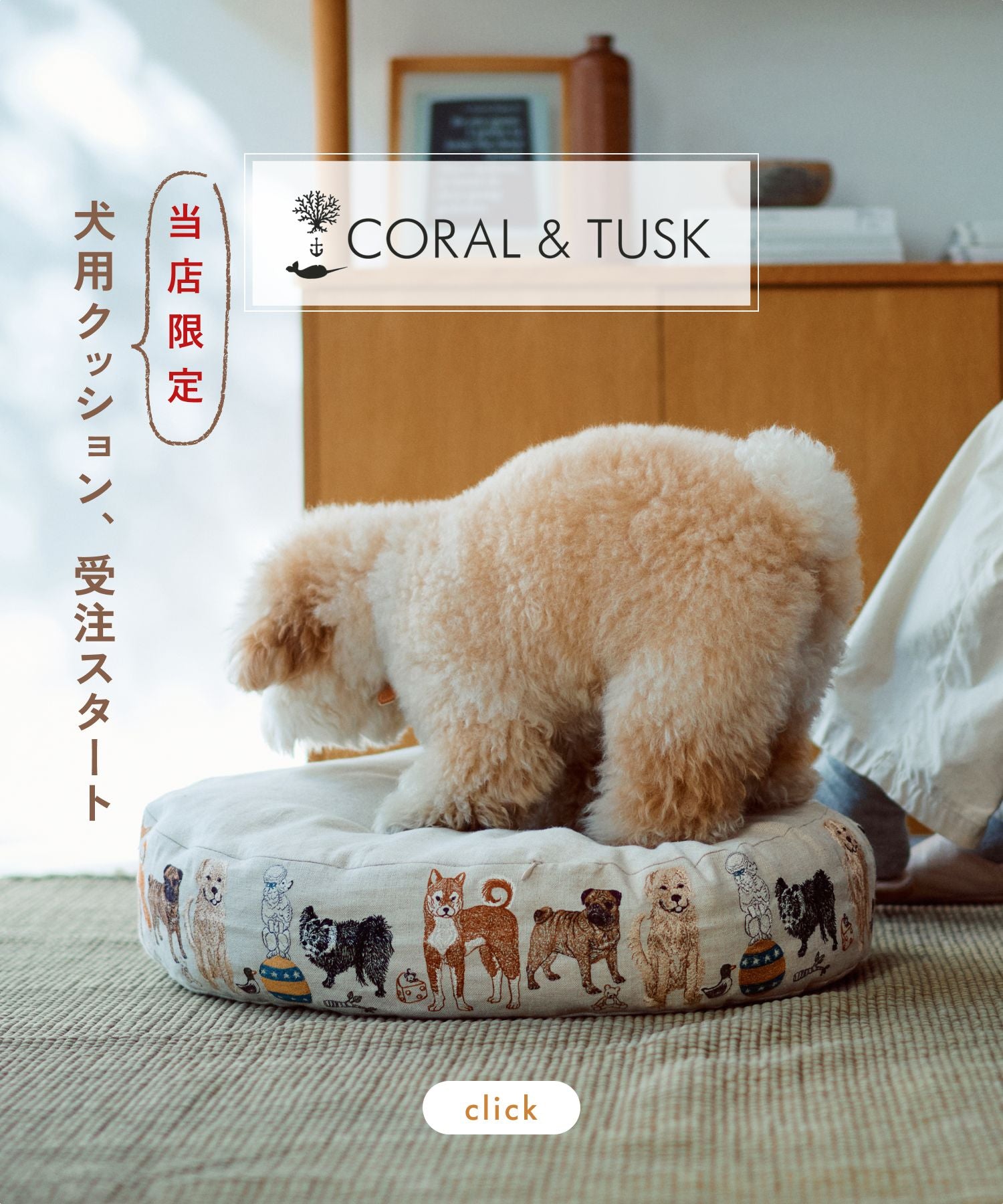 Coral & Tusk × Foinu オーバルイヌベッド_2