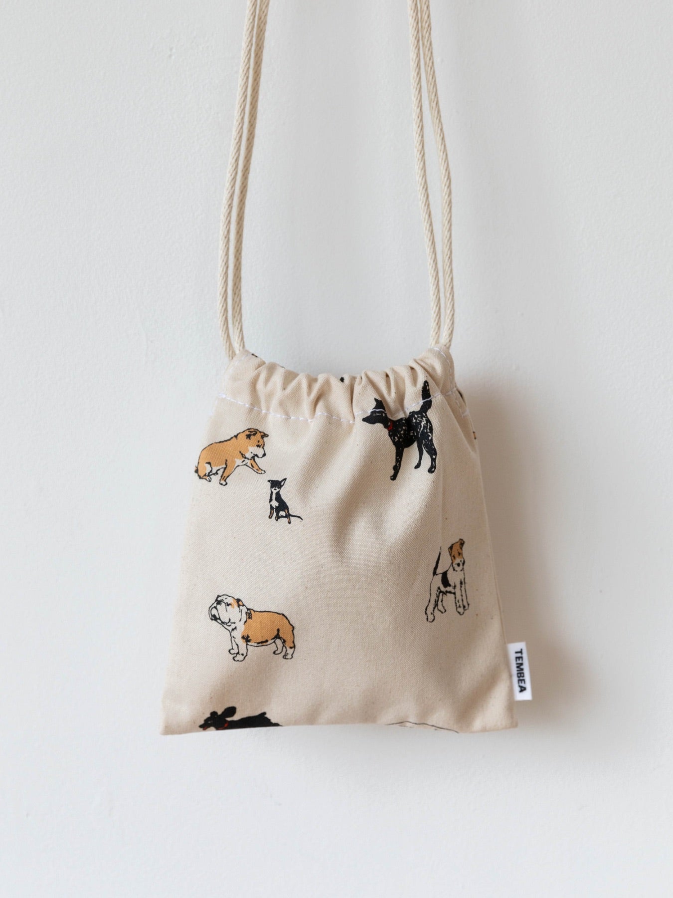 TEMBEA 巾着 POCHETTE PRINT 犬 DOG TEMBEA 巾着 POCHETTE／DOG｜バッグ｜オルネ ド フォイユ公式