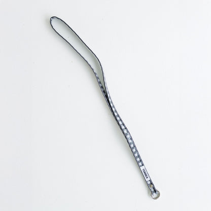 TASUKI STRAP LONG／GINGHAM BLACK
