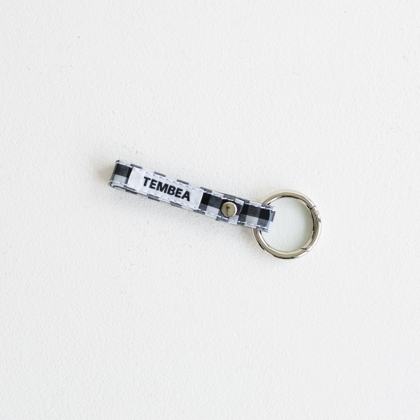 KEY HOLDER／GINGHAM BLACK