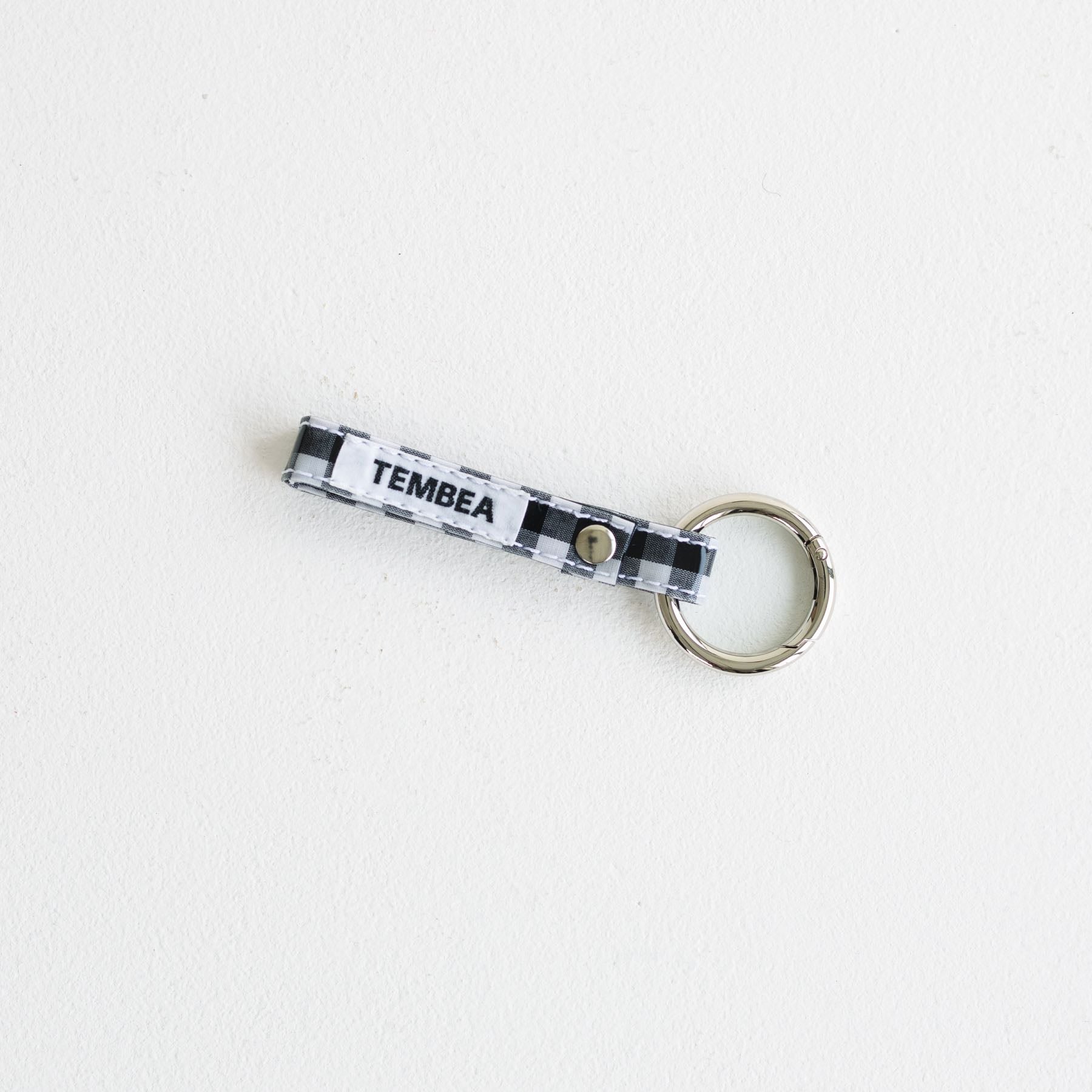 KEY HOLDER／GINGHAM BLACK