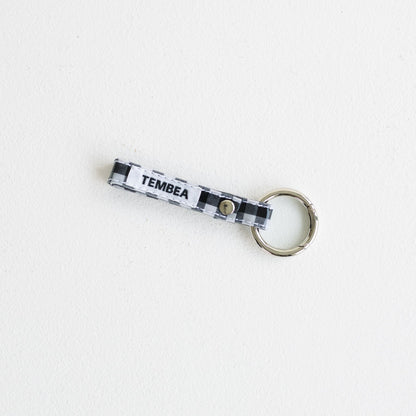 KEY HOLDER／GINGHAM BLACK