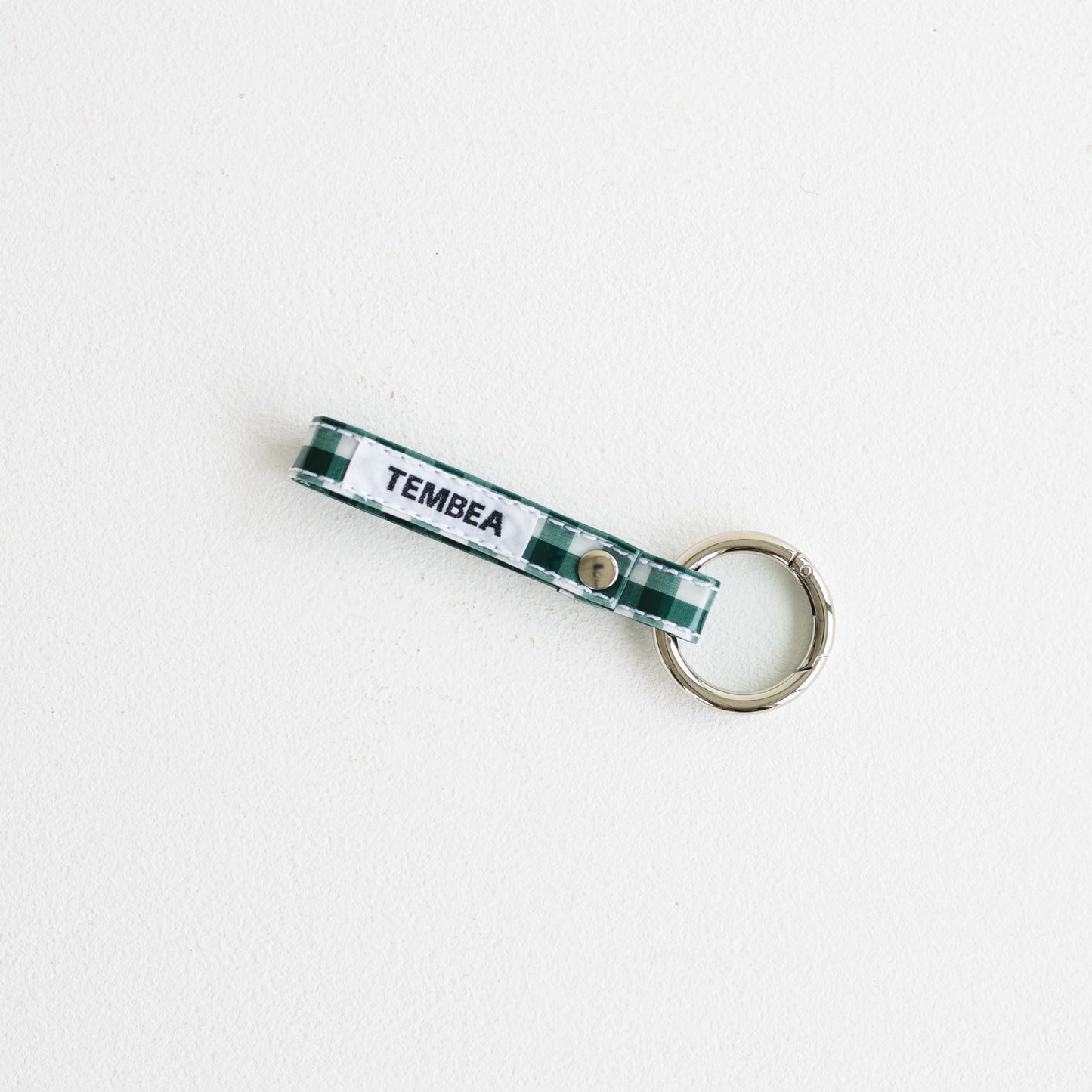 KEY HOLDER／GINGHAM GREEN