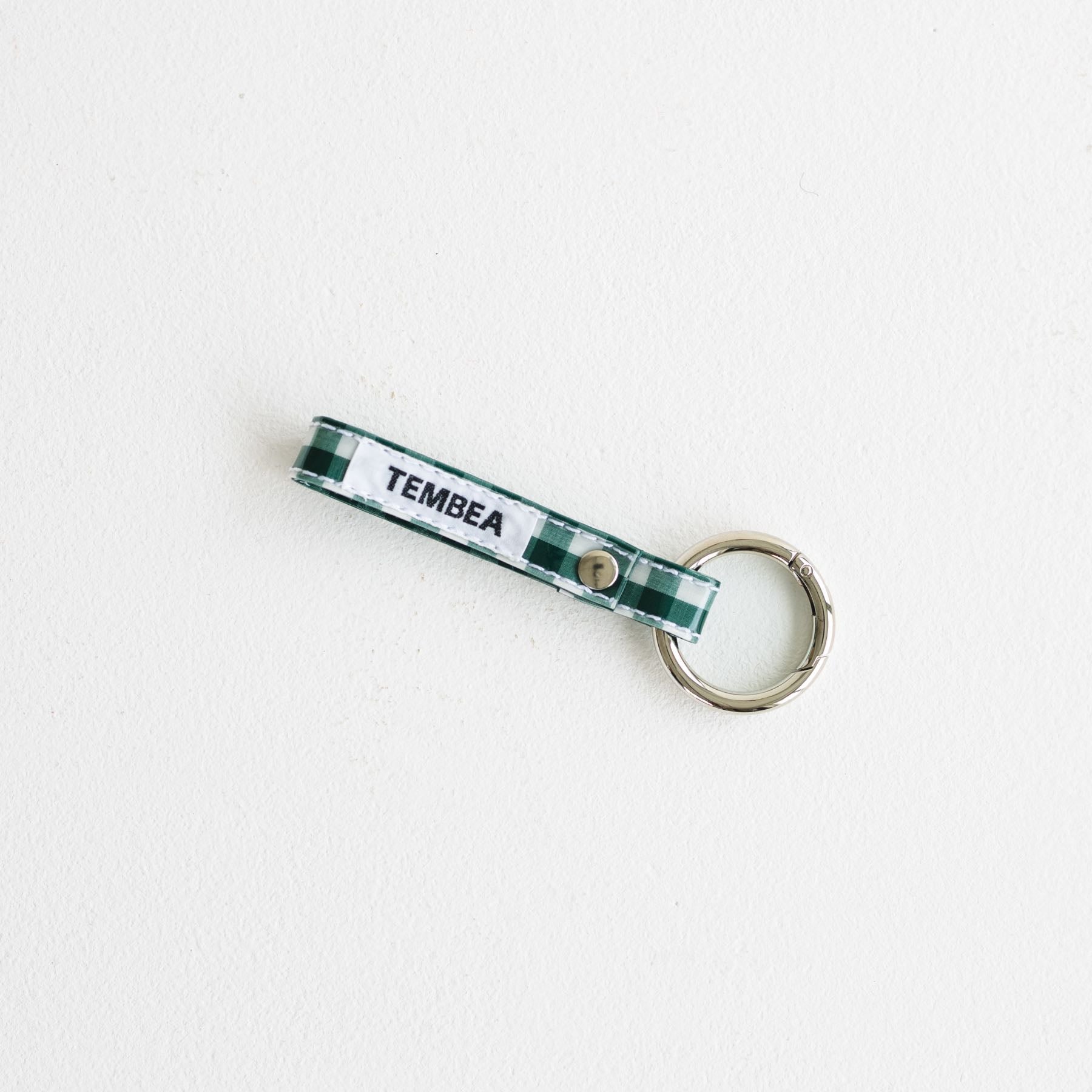 KEY HOLDER／GINGHAM GREEN