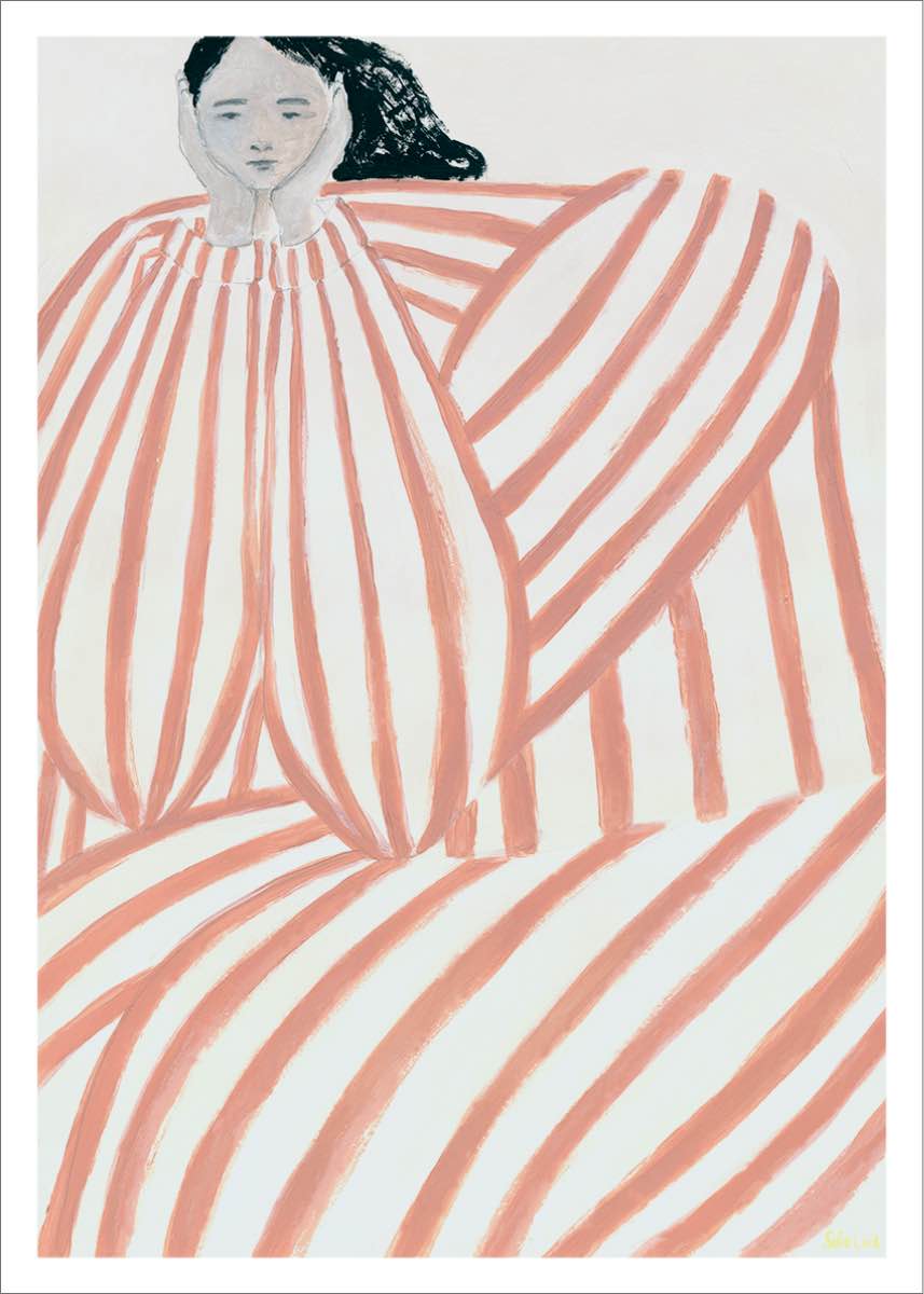 北欧 ポスター 50×70cm インテリア アートポスター　Sofia Lind アートポスター SOFIA LIND／STILL WAITING（50cm×70cm
