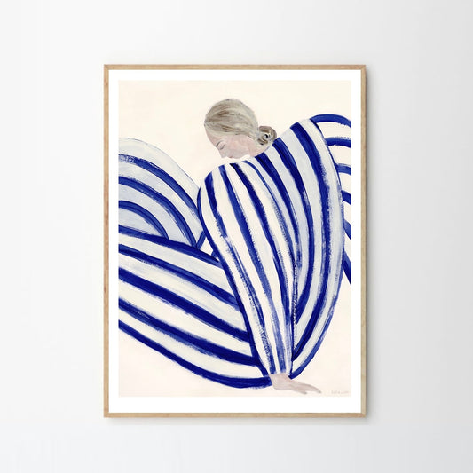 tpc0056）SOFIA LIND／Blue Stripe At Concorde（50cm×70cm）