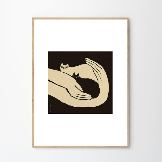 アートポスター ENIKŐ KATALIN EGED／Kittens（30cm×40cm）