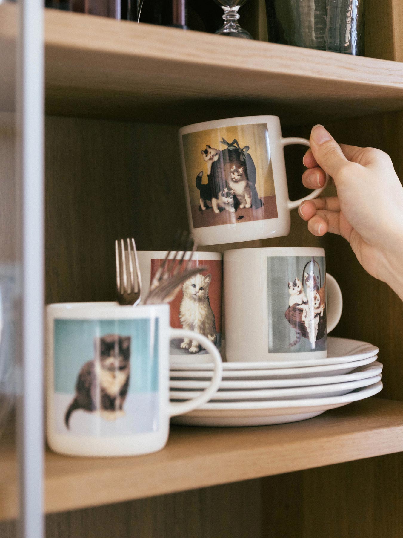 オルネコ・子猫マグカップ｜カップ・グラス｜オルネ ド フォイユ公式