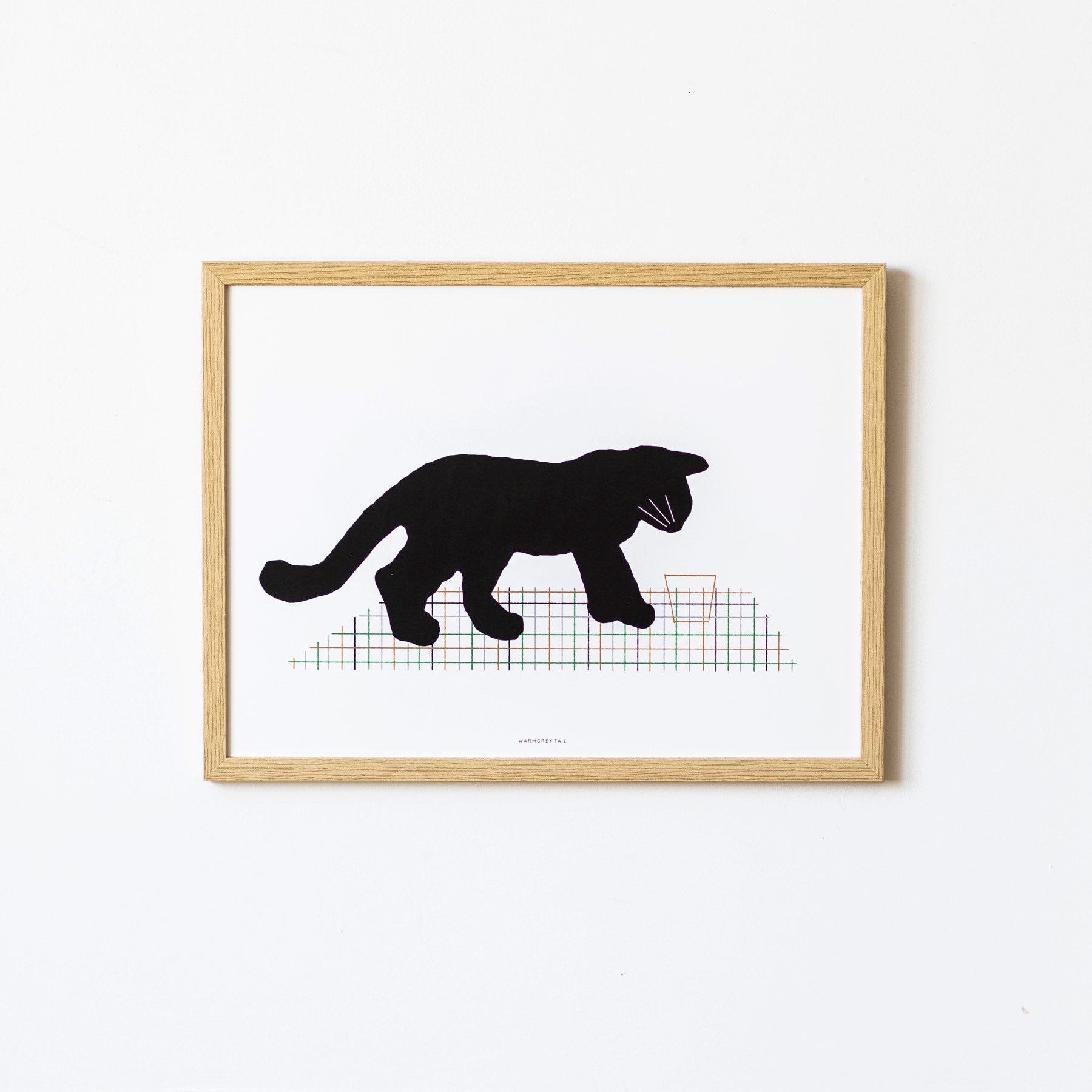 wgt0003 - WARMGREY TAIL ポスター／BLACK CAT（30cm×40cm）