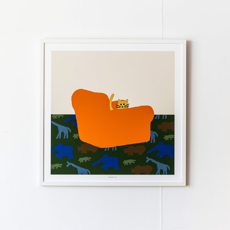 wgt0005 - WARMGREY TAIL ポスター／ARMCHAIR（50cm×50cm）