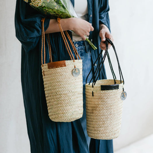 waran wayan × Orné de Feuilles カゴバッグ