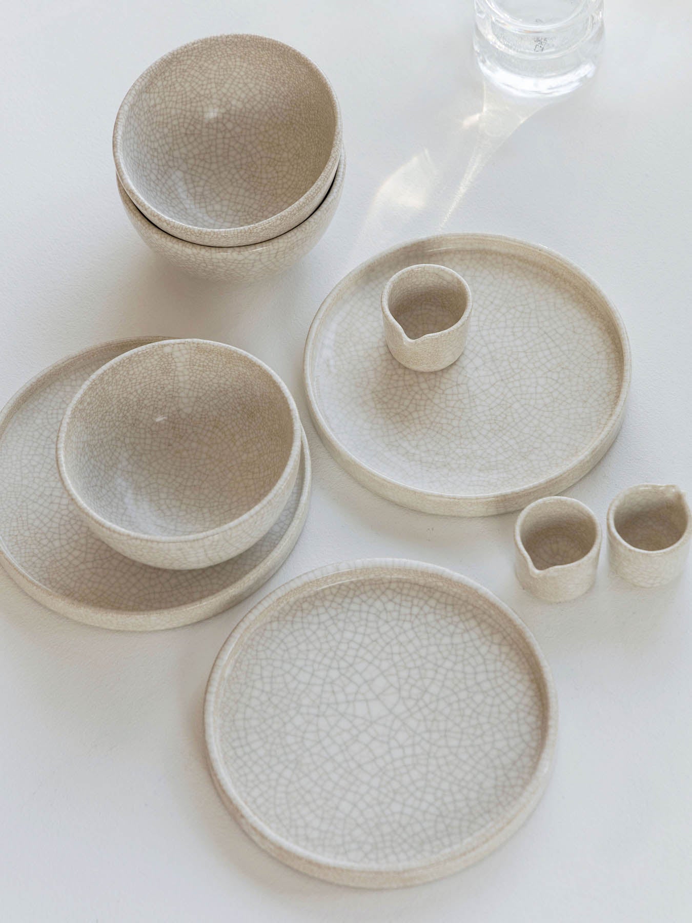 megumi tsukazaki 陶胎籠盆／貫入｜コースター・マット｜オルネ ド