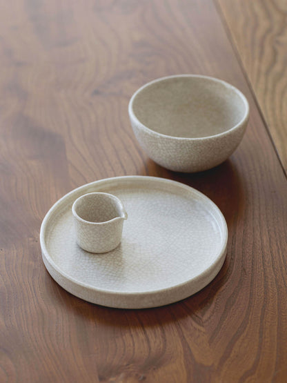 megumi tsukazaki 陶胎籠盆／貫入