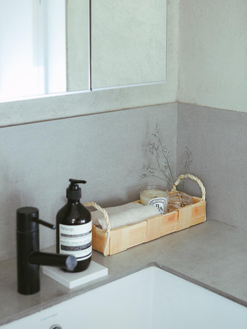 SCANDINAVIAN HANDCRAFT パインバスケット