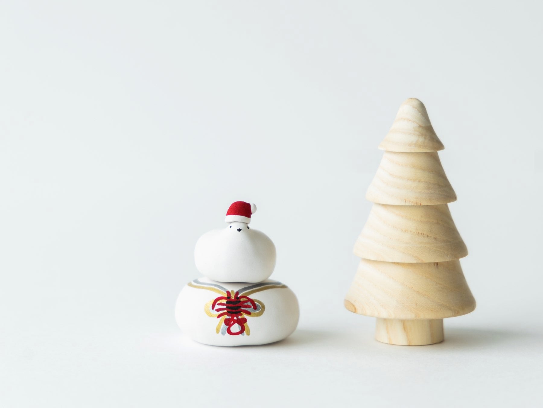 鏡餅　アメリカ　イタリア 鏡餅のオブジェ -ぽってりと愛らしい、ガラスの鏡餅 - スタイルストア