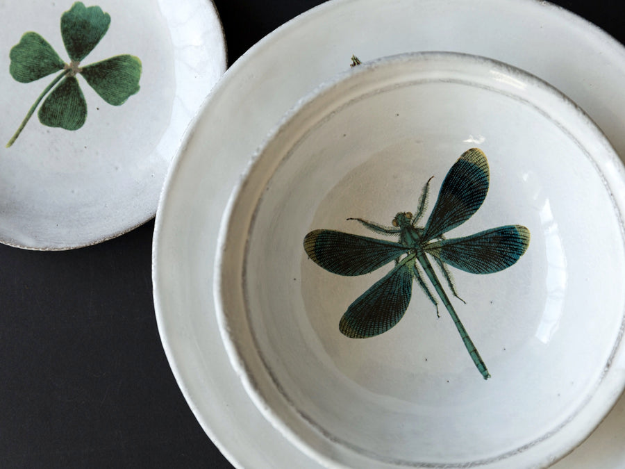 Astier de Villatte John Derian／スーププレート Dragonfly