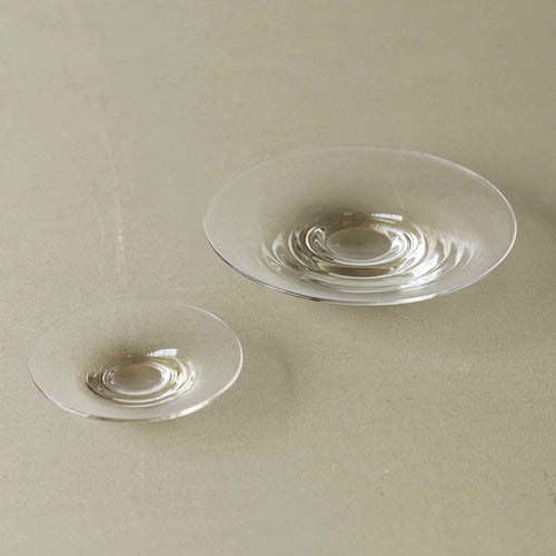 WASHIZUKA GLASS STUDIO／clear dish（皿）