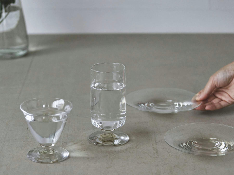 WASHIZUKA GLASS STUDIO／clear ashitsuki（脚付きグラス）