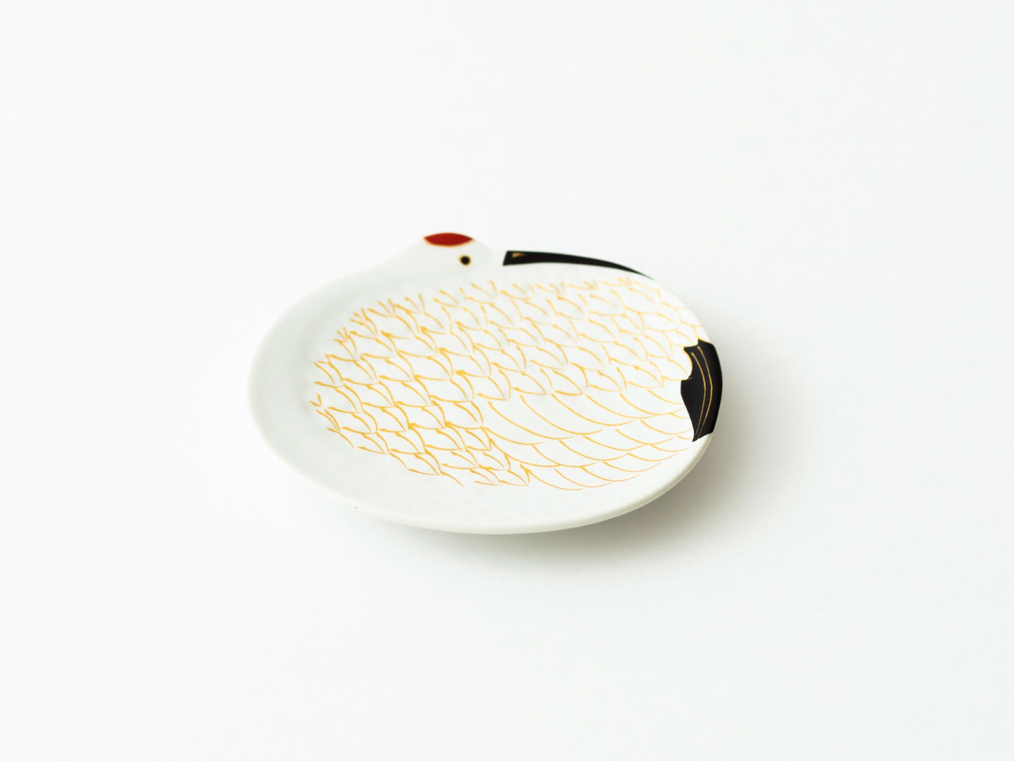 kin0014-小皿／巣篭もり鶴