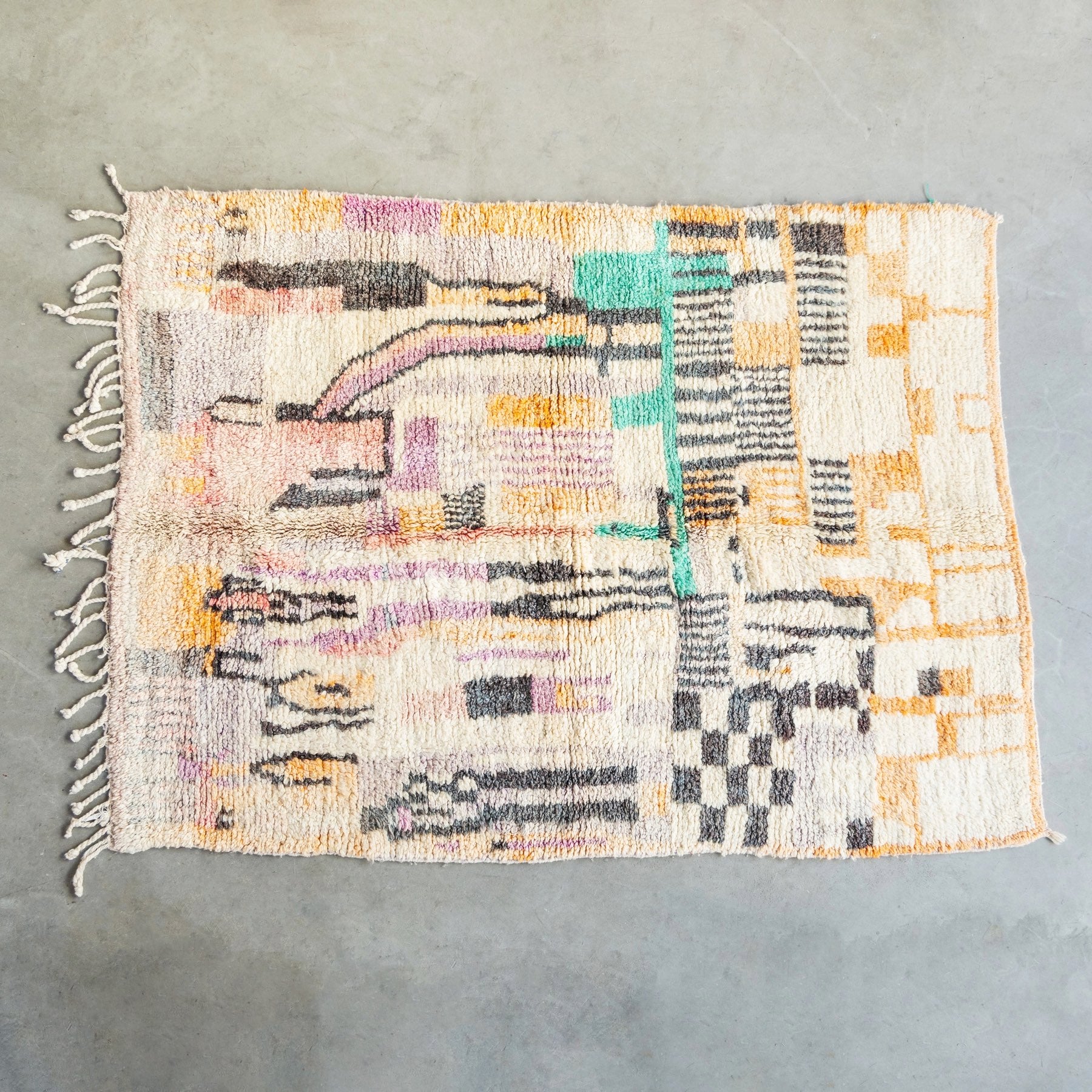 mrc0388-2d）D<br>size：207cm×150cm（フリンジ含まず）