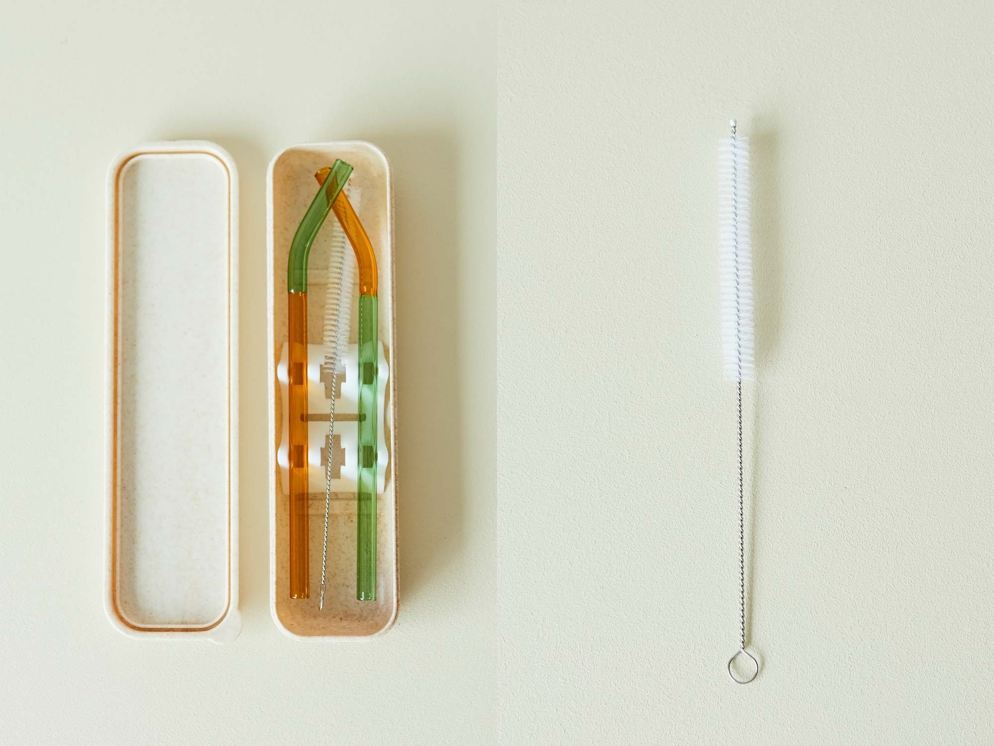 TWO TONE GLASS STRAW(2本セット)|コンポート・その他食器 TWO TONE GLASS STRAW(2本セット)|コンポート・その他食器