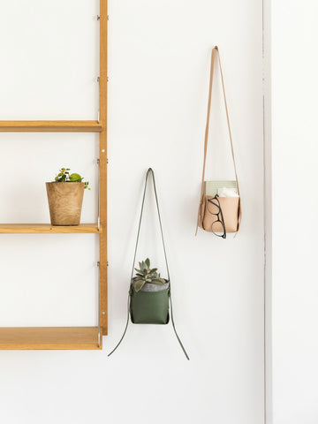 SOFT LEATHER POT（ハンギングポット）／別注カラー