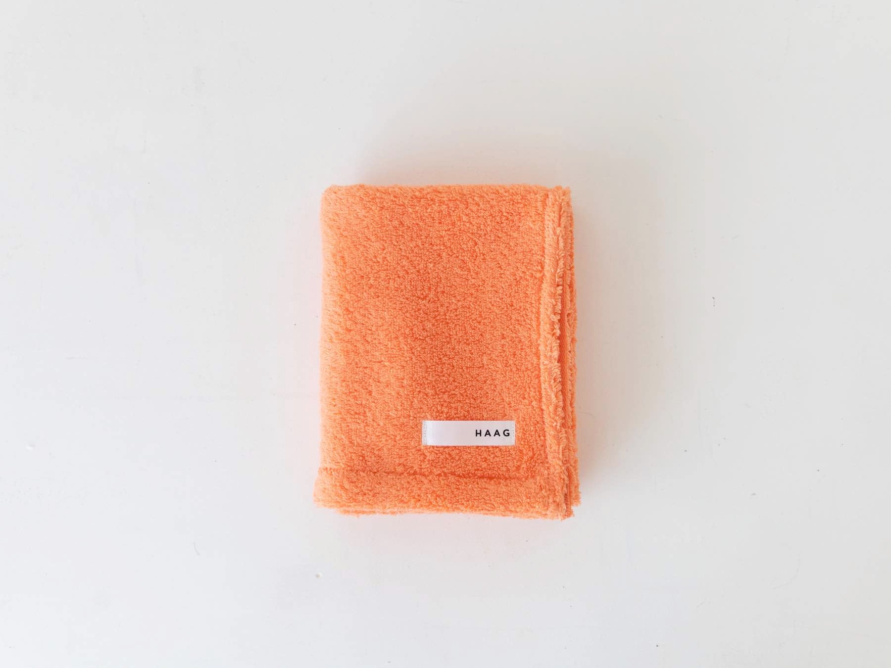 オレンジ　タオル HAAG 20 TOWEL（20両面パイル）｜タオル・ティッシュケース