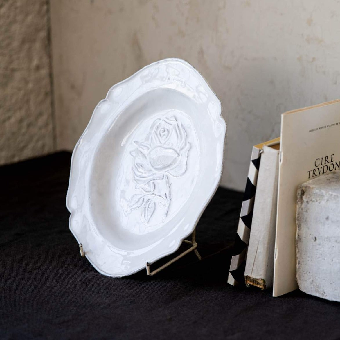 Astier de Villatte Fleurs／スーププレート – Orné de Feuilles