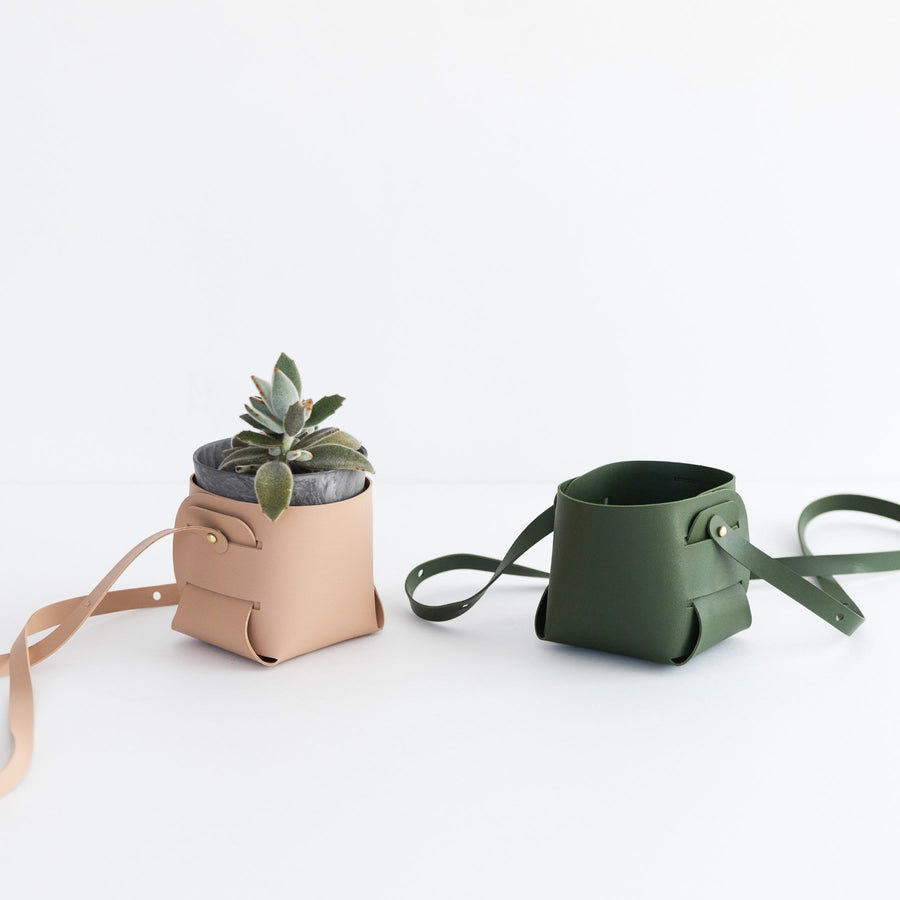 SOFT LEATHER POT（ハンギングポット）／別注カラー