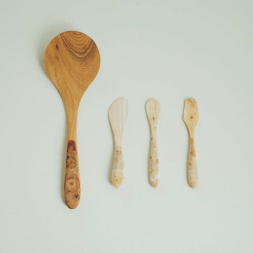 SCANDINAVIAN HANDCRAFT 寄木のカトラリー