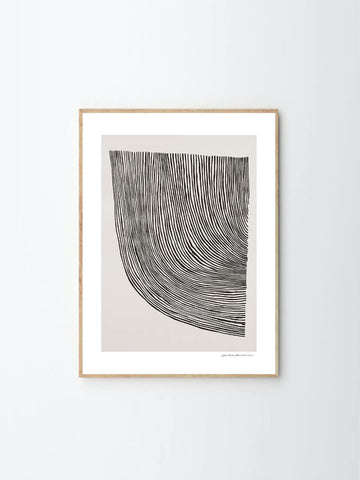 アートポスター Leise Dich Abrahamsen／Curves（30cm×40cm）