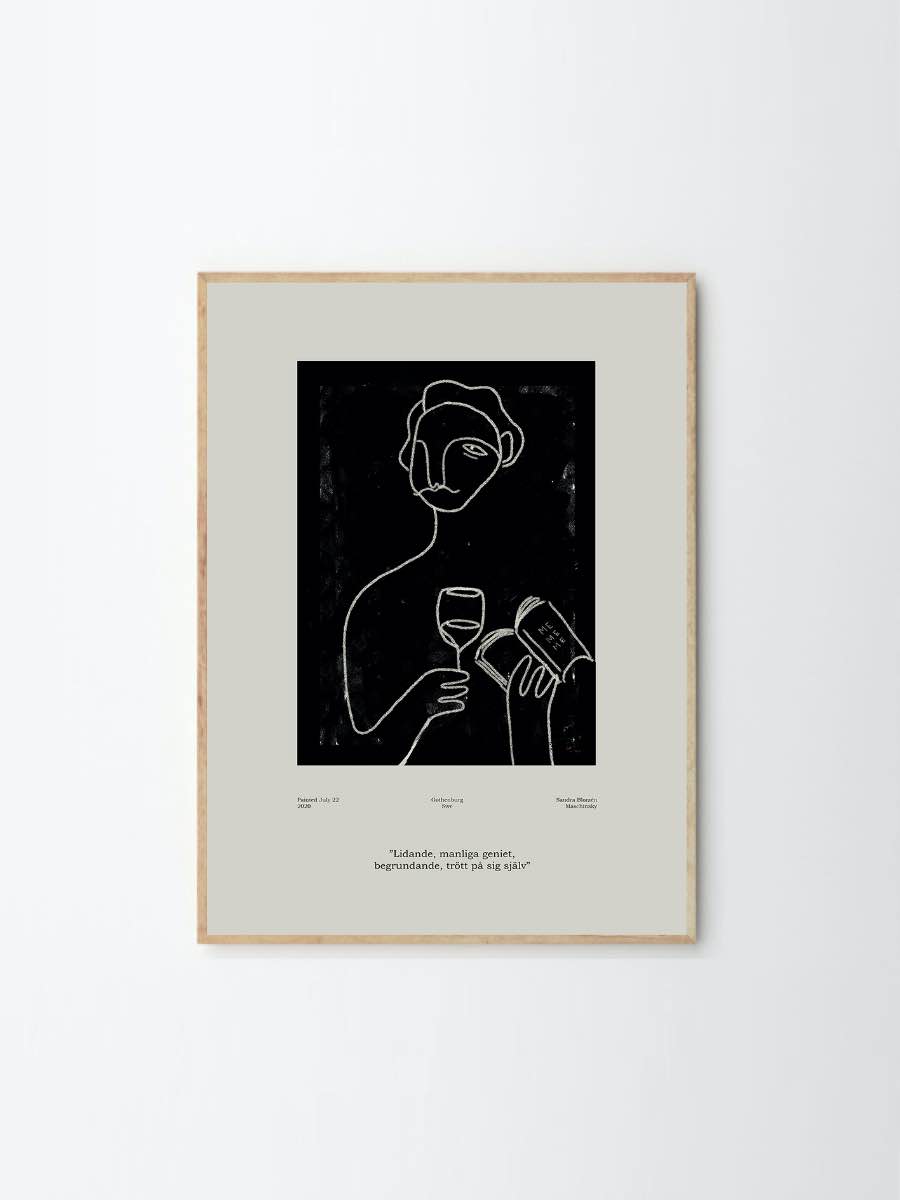 アートポスター SANDRA BLOMÉN MASCHINSKY／GENIUS（50cm×70cm）