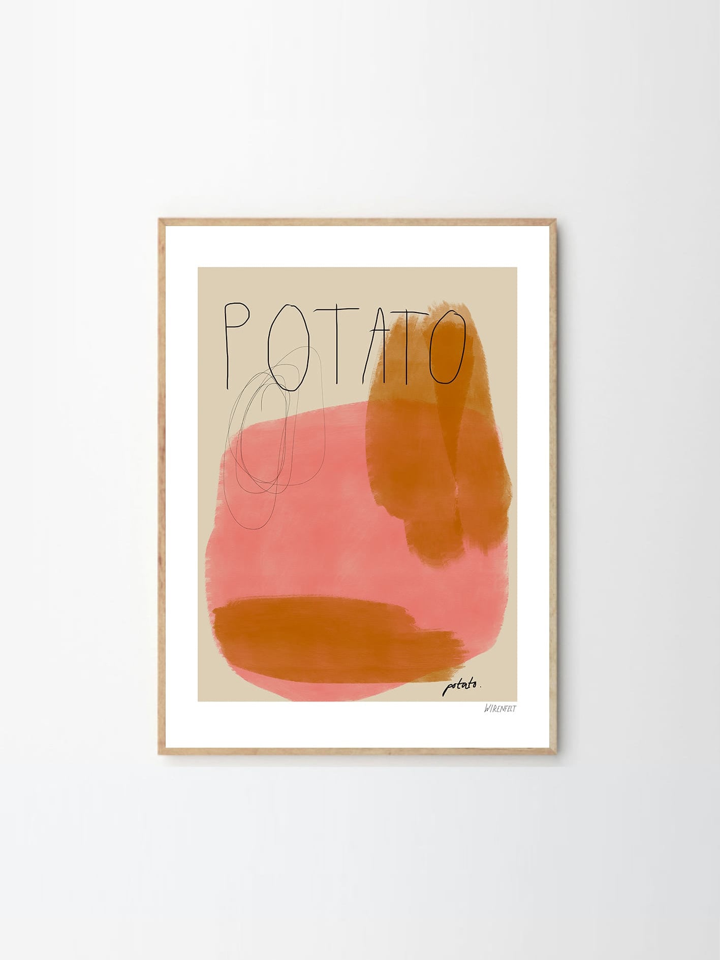 アートポスター LISA WIRENFELT／POTATO POTATO（30cm×40cm）｜アート