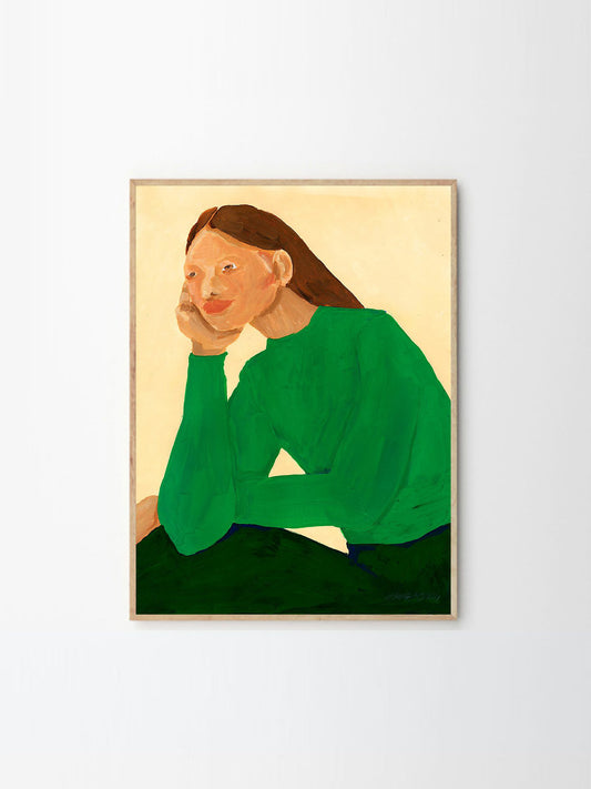tpc0039　Hanna Peterson ／ Green Guise（30cm×40cm）