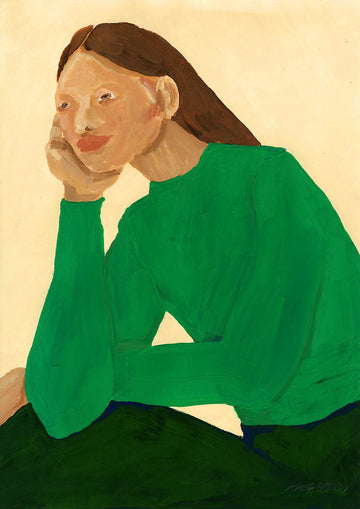 アートポスター Hanna Peterson ／ Green Guise（30cm×40cm）